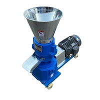 Machine de granulateur d'alimentation animale de capacité élevée traitement personnalisable de farine de poudre de poisson de porc boucles de poids optimal de puissance élevée