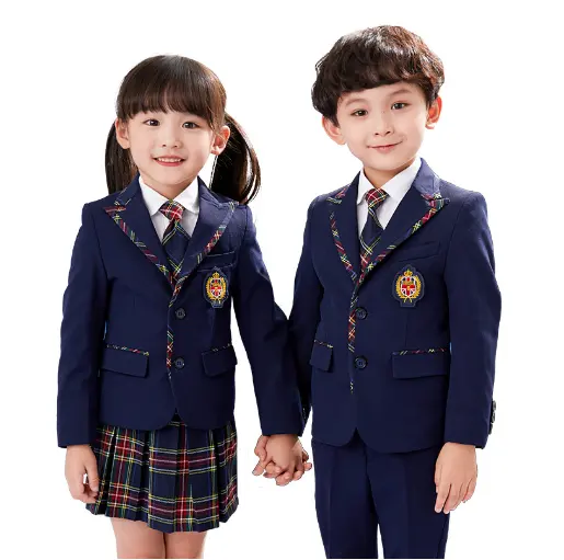 Scuola vestiti di vendita primaryschool/scuola media/scuola giacca uniforme