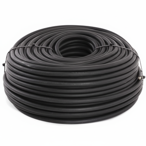 Câble d'alimentation flexible multipolaire en caoutchouc noir néoprène 4x1.5mm H07RNF 25 mètres - Product Image 1