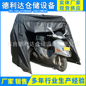Foldable Zinc Plated Outdoor Carport Portable Arch Roof PVC Coated for Mercedes Benz Car Protection - Product Image 5