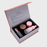 Flacon compte gouttes en verre, rond, 10ml, 1oz, 100ml, 1 pièce, dégradé rose, pour emballage d'huile essentielle, 30ml, 50ml