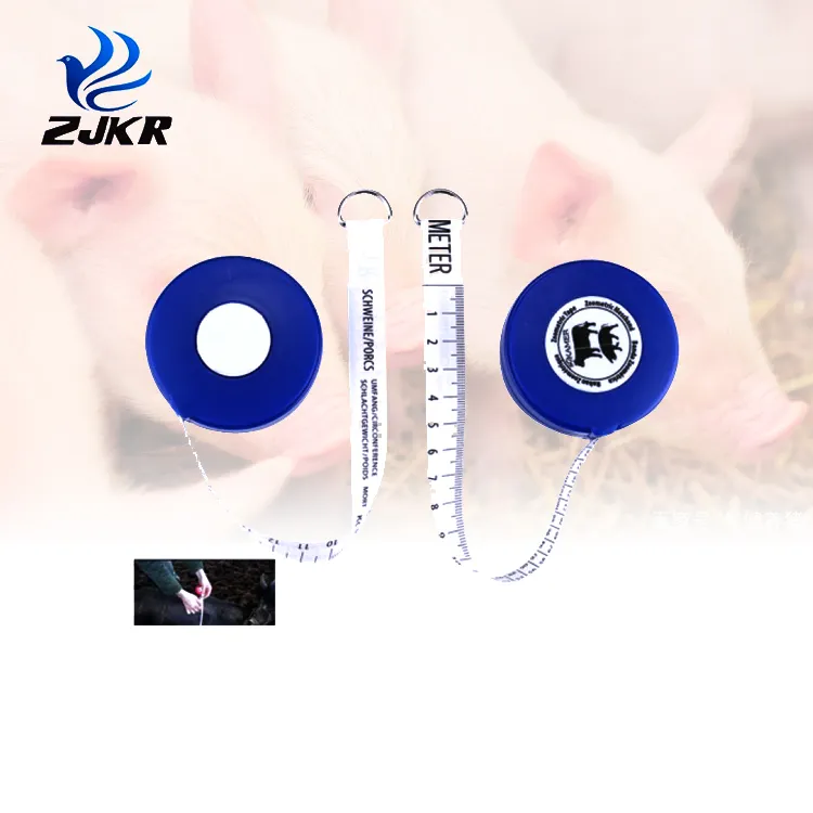 ZJKR New design Soft Tape Pig Cattle Horse Body Weight Measuring Band Animal Weight Measuring Tape