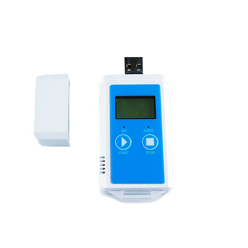 Frozen Food Transportation Digital Usb Chart Recorder Temperature Humidity Sensor Data Logger