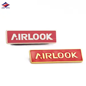 Longzhiyu Professional Zinc Alloy Lapel Pin Factory Wholesale Metal Die Cast Logo Pins Custom Soft Enamel School Badges