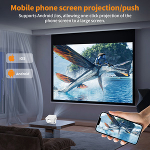 Proyector ligero delgado de alta definición portátil M40 1080P para uso doméstico proyección de pantalla de teléfono móvil 3D WIFI portátil - Product Image 5