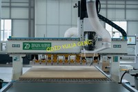 Router CNC Lineal Automático ATC de 9/12kW con Eje Rotatorio y Opción de Bomba sin Aceite
