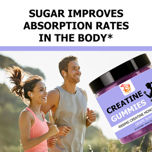 Hot Selling Grape Burst Flavour <b>Creatine</b> Gummies with <b>Creatine</b> Monohydrate Supports Improves Absorption Rates In the Body - Product Image 5