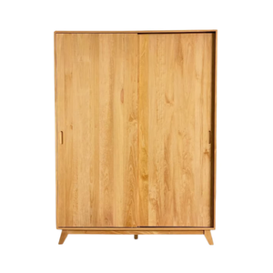 ตู้ไม้เนื้อแข็งสไตล์มิดเซ็นจูรี่ ดีไซน์ทันสมัย ให้พื้นที่จัดเก็บที่ทนทานและกว้างขวาง พร้อมความสง่างามเหนือกาลเวลา - Product Image 5