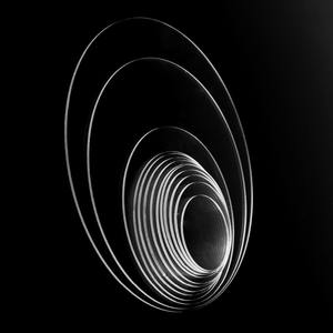 2 قرص دائري سميك من الأكريليك بقطر 25: 30 قرص عرض مجوهرات بقرص شفاف فارغ من الأكريليك - Product Image 5