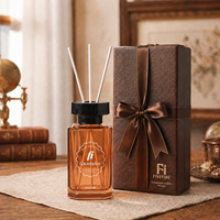 Diffuseur de parfum d'ambiance de luxe pour hôtel, désodorisant d'air sans flamme, ensemble de diffuseurs à bâtonnets d'huiles essentielles pour la maison