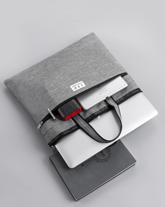 Customized Logo Women Men 15.6 17 Inch Oxford Document Book Carrying Briefcase A4 <b>File</b> Bag for Laptop - Product Image 3