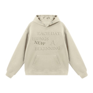 TKAN275D – Nouveau Blouson Homme Personnalisé en Coton Éponge Gaufré, Coupe Oversize, Épais et Anti-Plis, Idéal Hiver, avec Boutons - Product Image 2