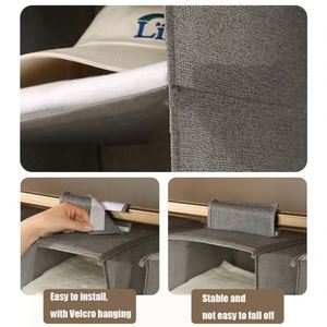 Sacs de rangement pliables en tissu durables pour vêtements, sous-vêtements et chaussettes - Organisateur suspendu pour placard de chambre - Product Image 4