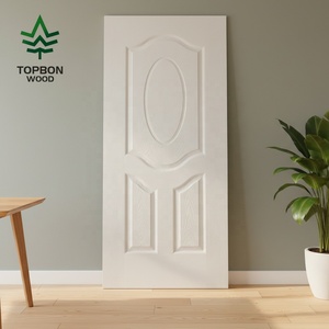 <span class=keywords><strong>Porte</strong></span> de placard moulée en composite texturé, style Shaker, 6 panneaux, 30 po x 80 po, apprêtée blanche, pour le marché américain - Product Image 2