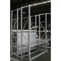 Stockage en entrepôt Support à palettes en métal empilable double face Luminaires de magasin Rayonnage deux en un