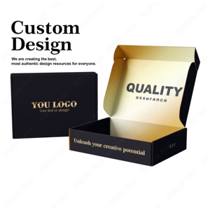 BAJO MOQ Corrugado Pequeñas empresas Postal Mailer Cajas de envío Reciclable Logo Regalo Embalaje Impresión Ropa Cajas de envío - Product Image 5
