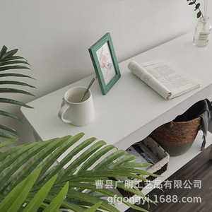 Minimalist Vanity <b>Table</b> Nordic Style White Wooden <b>Dressing</b> <b>Table</b> <b>With</b> <b>Storage</b> Bedroom Makeup Vanities - Product Image 1