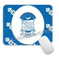 Tapis de souris Iota Phi Lambda, design personnalisé, carré, base en caoutchouc antidérapant, tapis de bureau, surface lisse, tapis de souris pour ordinateur, accessoires pour la maison