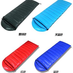 ถุงนอนมัมมี่สำหรับฤดูหนาวสำหรับผู้ใหญ่ ไนลอนบุขนเป็ด สำหรับอากาศหนาวเย็น ใช้สำหรับตั้งแคมป์กลางแจ้ง ความยาวมาตรฐาน ดีไซน์ระบายอากาศได้ดี - Product Image 1