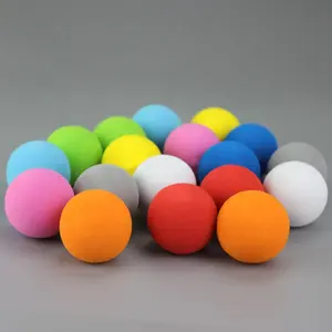 35mm e 42mm materiale EVA Kid Funny Balls colore arcobaleno Kid Funny Toy Foam Sponge Balls giocattoli da gioco all'aperto per bambini