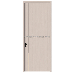 Giá Rẻ Nhất Cửa Gỗ Với Đơn Giản Khắc Thiết Kế Hạt Gỗ Melamine MDF Nội Thất Cửa Da Nhiều Lớp Cửa Và Khung Cho Nhà - Product Image 1