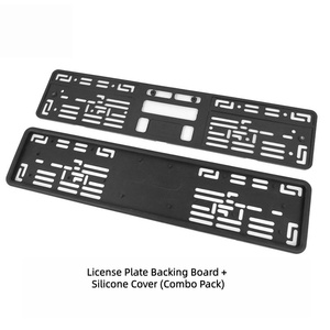 Marco de Matrícula Personalizado, Venta al por Mayor de Fábrica, Marco de Matrícula de Plástico y Silicona para Modelos Europeos de Rusia y Ucrania - Product Image 3