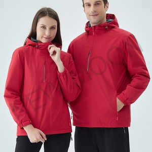 Customized Winter Plus Velvet <b>Warm</b> Clothing Casual Men's Thickened Coat Printed Outdoor Sports <b>Waterproof</b> Windproof <b>Jacket</b> - Product Image 5