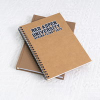 Vente en gros Carnet à spirale 60 feuilles avec logo personnalisé Carnet personnalisable pour papeterie fournitures scolaires de bureau