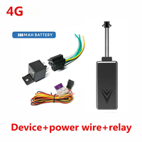 Traqueur GPS 4G avec relais en temps réel Dispositif de suivi de véhicule Protocole GT06 Coupure à distance moteur Global GPS Tracker plate-forme gratuite