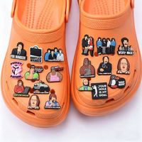 Pabrik OEM MOQ 1PCS Gantungan Sepatu PVC Kustom untuk Dekorasi Sepatu Logo Desainer DDP Fedex/DHL/UPS