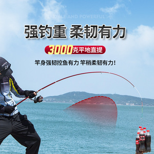 Caña de Pescar Guangwei Haoshui de 2.1m, Caña para Pesca en Hielo y Agua Dulce, con Guías SIC, Acción Media-Rápida - Product Image 3