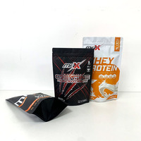 Sachet Doypack Personnalisé en Plastique Mat avec Fermeture Éclair pour Poudre de Protéine de Lactosérum