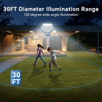 Lampe solaire à LED pour extérieur, 90 LED, lampe de jardin, lampe de route, super lumineuse, détecteur de mouvement à distance, 4 modes, 3 couleurs, Wallpack