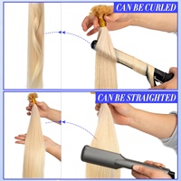 Extensions de cheveux I-Tip en gros, cheveux vierges européens Remy pré-collés, pour distributeurs de salons