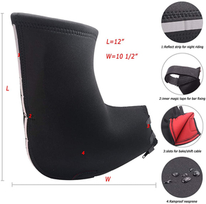 Mitaines <span class=keywords><strong>de</strong></span> guidon <span class=keywords><strong>de</strong></span> vélo mitaines <span class=keywords><strong>de</strong></span> guidon coupe-vent coupe-froid banlieue <span class=keywords><strong>vtt</strong></span> vélo barre plus chaude couvre - Product Image 3