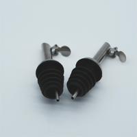 LIXING Lot de 20 becs verseurs modernes et durables pour vin - Verseurs en acier inoxydable pour bouteilles d'alcool et d'huile pour bars et restaurants (lot en gros)