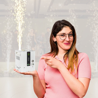 Mini machine à feux d'artifice à batterie de 350 W, vaporisateur de 3 mètres de cierges magiques froids pour mariage, club, DJ