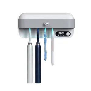 Оптовая продажа кронштейнов стерилизатора для зубных щеток с функцией сушки на заводах, двухцелевые кронштейны для бритв и зубных щеток