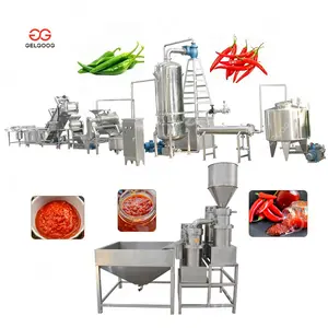 Gelgoog processador de fabricação de molho chilli pasta fresagem máquina como fazer molhos comerciais