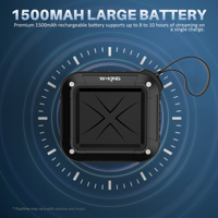 W-KING S7 Enceinte portable robuste pour l'extérieur, étanche, mini enceinte sans fil, mini enceinte prenant en charge la carte TF, la radio FM, le NFC