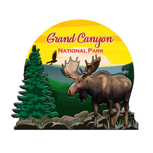 לוגו מותאם אישית דפוס שרף תיירות מתנות דוב הרים מגנט אלסקה - Product Image 6