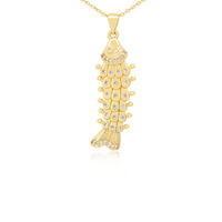Nouveau collier pendentif sur le thème de l'océan avec étoile de mer, poisson trésor, crabe et zircon, au design luxueux et élégant