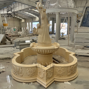 Fuente de Agua Escalonada con Estatuas de Mármol de Estilo Moderno y Simple para Decoración de Jardín de Hotel o Resort al Aire Libre, Fabricación Personalizada - Product Image 5