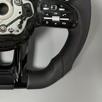 Volant en cuir pour Mercedes Benz C190 W117 W166 W177 S500 W205 W213 W216 W217 W218 W222 W253 W257 W463 GLE G63 C63AMG