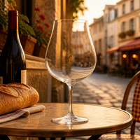 Gobelet à vin rouge en cristal écologique pour les événements de mariage et les banquets