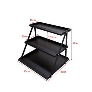 सुपरमार्केट स्नैक और चबाने गम रैक प्रदर्शन के लिए छोटे एकल-पक्षीय प्रकाश शुल्क धातु डेस्कटॉप चेकआउट शेल्फ - Product Image 1