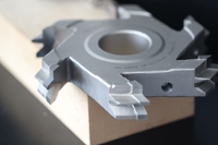 JANDLI JDL-A6004 Fraise à pré-fraisage et à refinition des bords, corps en acier allié revêtu indexable + plaquettes diamantées PCD |   Coupes de bois OEM/ODM