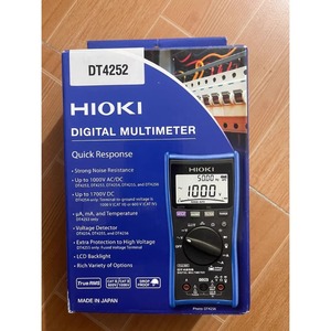 มัลติมิเตอร์ Hioki DT4252 TRMS 1000V, 10A แบบอินพุตโดยตรง พร้อม Cap & Freq DT4252 มัลติมิเตอร์ Hioki DT4252 TRMS 1000V 10A แบบอินพุตโดยตรง - Product Image 3