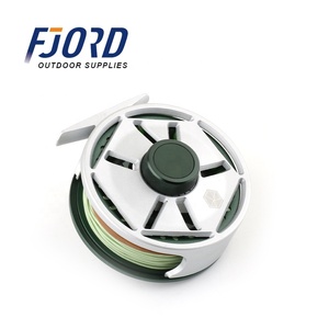 Carrete de pesca de alta calidad FJORD OEM, pesca con mosca, carrete de rueda clásico de Metal completo, pesca de agua salada, cenador grande - Product Image 3