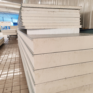 Prix d'usine Matériaux de construction <span class=keywords><strong>anti</strong></span>-<span class=keywords><strong>feu</strong></span> Rockwool PIR PU PUR <span class=keywords><strong>Panneau</strong></span> d'isolation mural sandwich - Product Image 5